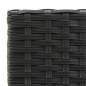 Preview: 5-tlg. Gartenbar-Set Poly Rattan Schwarz