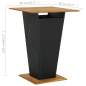 Preview: 9-tlg. Gartenbar-Set mit Kissen Poly Rattan Schwarz