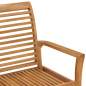 Preview:  Gartenbank mit Anthrazit Auflage 112 cm Massivholz Teak 