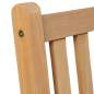 Preview:  Gartenstühle 2 Stk. mit Beige Kissen Massivholz Teak