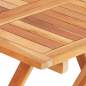 Preview:  3-tlg. Bistro-Set mit Cremeweißen Kissen Massivholz Teak