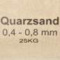Preview:  Filtersand 25 kg 0,4-0,8 mm