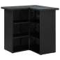 Preview:  8-tlg. Gartenbar-Set mit Kissen Poly Rattan Schwarz
