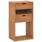 Preview:  Beistellschrank 40x30x76 cm Teak Massivholz