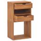 Preview:  Beistellschrank 40x30x76 cm Teak Massivholz