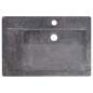 Preview:  Waschbecken Schwarz 58x39x10 cm Marmor