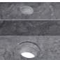 Preview:  Waschbecken Schwarz 58x39x10 cm Marmor