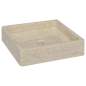 Preview:  Waschbecken Creme 40x40x10 cm Marmor