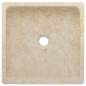 Preview:  Waschbecken Creme 40x40x10 cm Marmor