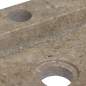 Preview:  Wandwaschbecken Grau 38x24x6,5 cm Marmor