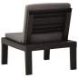 Preview:  Garten-Lounge-Stuhl mit Auflage Kunststoff Grau