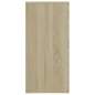 Preview:  Sideboard Sonoma-Eiche 80x36x75 cm Holzwerkstoff