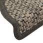 Preview:  Treppenmatten Selbstklebend Sisal-Look 15 Stk 56x17x3 Hellbraun