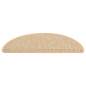 Preview:  Treppenmatten Selbstklebend Sisal 15 Stk. 56x17x3 cm Hellbeige