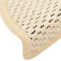 Preview:  Treppenmatten Selbstklebend Sisal-Look 15 Stk. 56x17x3 Berber