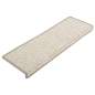 Preview:  Treppenmatten Selbstklebend Sisal-Optik 15 Stk. 65x21x4cm Beige