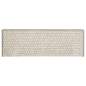 Preview:  Treppenmatten Selbstklebend Sisal-Optik 15 Stk. 65x21x4cm Beige