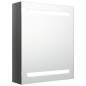 Preview:  LED-Spiegelschrank fürs Bad Glänzend Grau 50x14x60 cm
