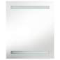 Preview:  LED-Spiegelschrank fürs Bad Glänzend Grau 50x14x60 cm