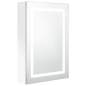 Preview:  LED-Spiegelschrank fürs Bad Glänzend Weiß 50x13x70 cm