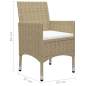 Preview:  5-tlg. Garten-Essgruppe Beige