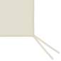 Preview: Pavillon-Seitenwand mit Fenstern 6x2 m Creme