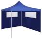 Preview:  Pavillon-Seitenwand mit Fenstern 6x2 m Blau