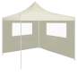 Preview:  Pavillon-Seitenwand mit Fenstern 4x2 m Creme