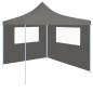 Preview:  Pavillon-Seitenwand mit Fenstern 4x2 m Anthrazit