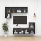 Preview:  TV-Wandschrank Grau 37x37x72 cm Holzwerkstoff