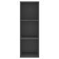 Preview:  TV-Wandschrank Grau 37x37x107 cm Holzwerkstoff