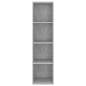Preview:  TV-Wandschrank Betongrau 37x37x142,5 cm Holzwerkstoff