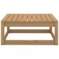 Preview:  2-tlg. Garten-Lounge-Set Kissen Honigbraun Massivholz Kiefer