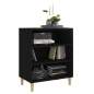 Preview:  Sideboard Schwarz 57x35x70 cm Holzwerkstoff