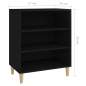 Preview:  Sideboard Schwarz 57x35x70 cm Holzwerkstoff