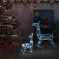 Preview:  LED-Rentier-Familie Weihnachtsdeko Acryl 160 LED Kaltweiß