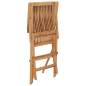 Preview:  Gartenstühle mit Roten Kissen 8 Stk. Massivholz Teak