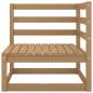 Preview: 3-tlg. Garten-Lounge-Set Honigbraun Massivholz Kiefer