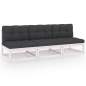 Preview:  3-Sitzer-Sofa mit Kissen Kiefer Massivholz