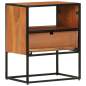 Preview: Nachttisch 40x30x50 cm Massivholz Akazie 