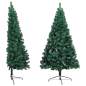 Preview:  Künstlicher Halb-Weihnachtsbaum Beleuchtung Kugeln Grün 120 cm