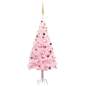Preview:  Künstlicher Weihnachtsbaum mit Beleuchtung & Kugeln Rosa 210cm