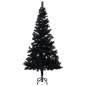Preview:  Künstlicher Weihnachtsbaum Beleuchtung & Kugeln Schwarz 240 cm