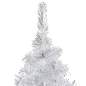 Preview:  Künstlicher Weihnachtsbaum Beleuchtung & Kugeln Silber 240 cm