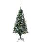 Preview:  Künstlicher Weihnachtsbaum mit Beleuchtung Kugeln Zapfen 240 cm