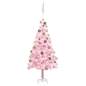 Preview:  Künstlicher Weihnachtsbaum mit Beleuchtung & Kugeln Rosa 180cm