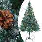 Preview:  Weihnachtsbaum Gefrostet mit Beleuchtung Kugeln Zapfen 150 cm