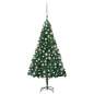 Preview:  Künstlicher Weihnachtsbaum mit Beleuchtung & Kugeln Grün 150 cm