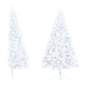 Preview:  Künstlicher Halb-Weihnachtsbaum Beleuchtung Kugeln Weiß 180 cm