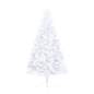Preview:  Künstlicher Halb-Weihnachtsbaum Beleuchtung Kugeln Weiß 210 cm